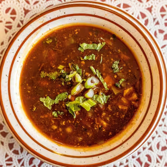 Veg Hot & Sour Soup.