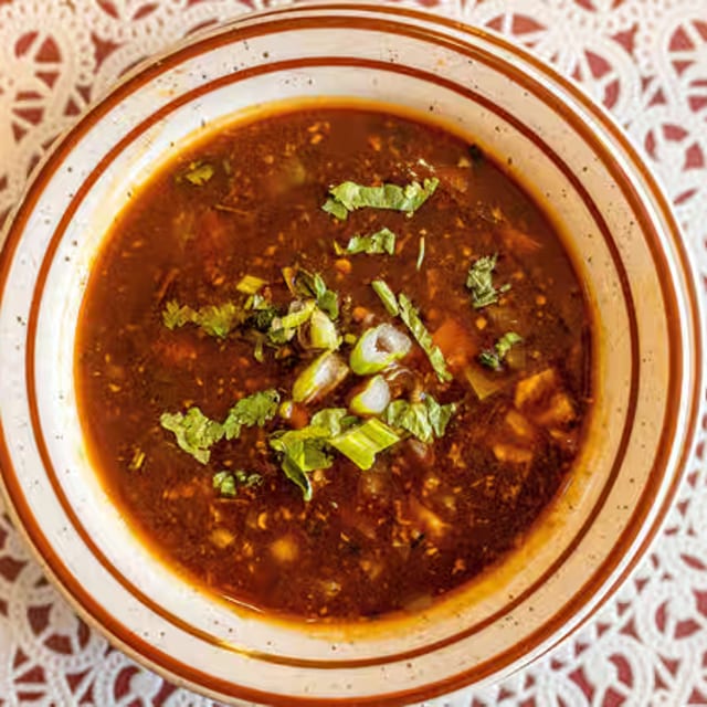 Chicken Hot & Sour Soup.