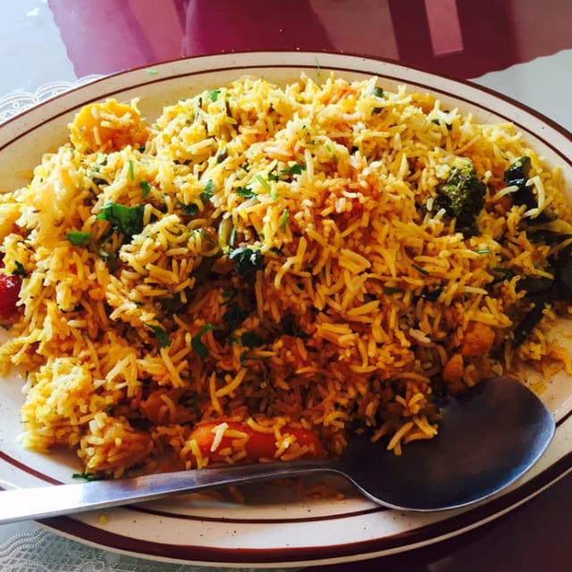 Vegetable Biryani.